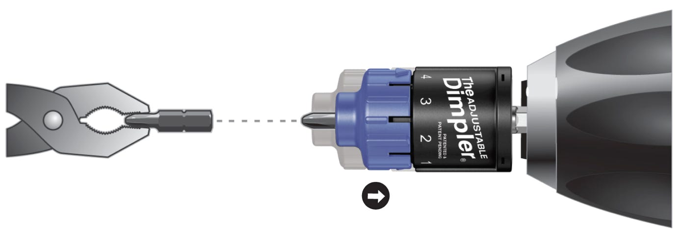 adjustable dimpler